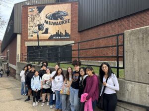 UWM tour for Green Bay West students