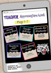 Green Bay West High School Teacher Appreciation Day