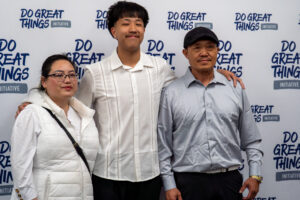 Najee Yang and his family.